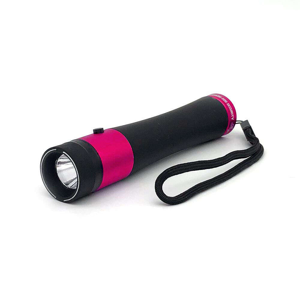 Safes Security Guard Dog Security 4.50" IVY 200LUM FLS HI STUN GUN RECH GRIP PNK • Model: 4.50"